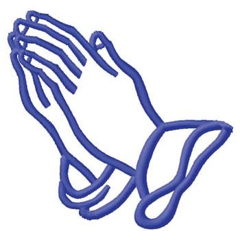 Praying Hands Clipart Black And White