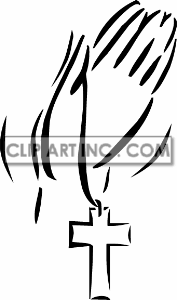 177x300 Cross And Praying Hands Clipart Black And White Clipart Panda