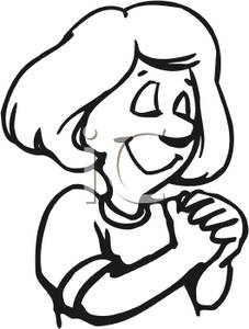 227x300 Woman Praying Hands Clipart