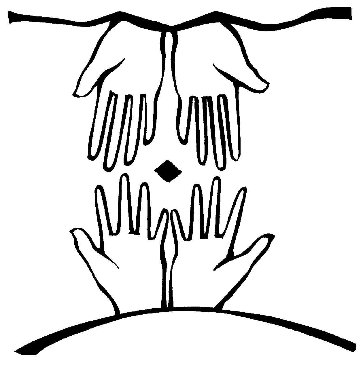 1260x1268 Free Coloring Page Images Of Praying Hands With Flowers Many