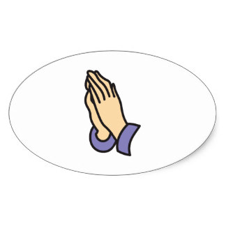 324x324 Praying Hands Stickers Zazzle