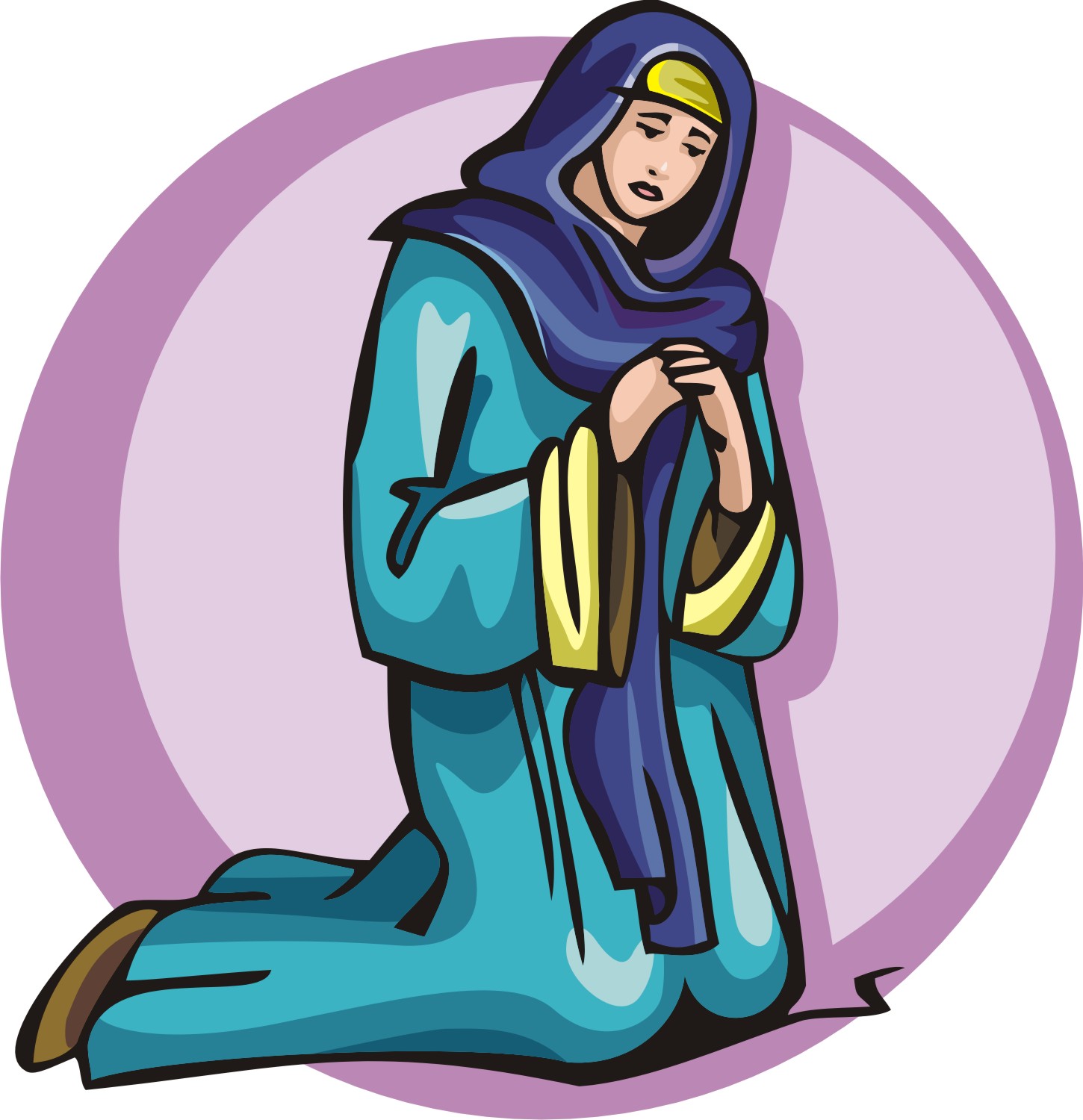 1450x1500 Kneeling Man Prayer Clipart
