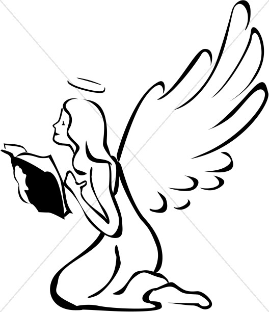 528x612 Clipart Angels