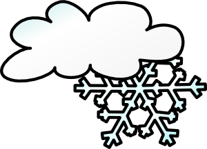 300x217 Cloud Clipart Snow Storm