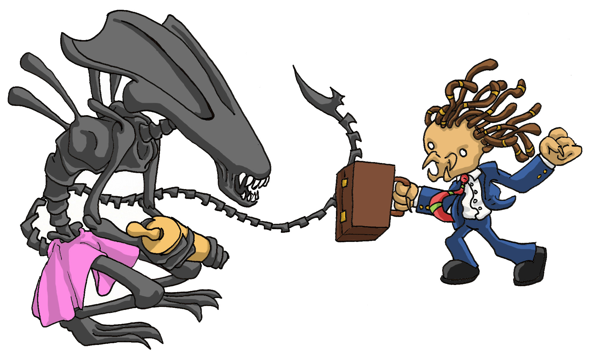 1988x1206 Alien Vs Predator Clipart