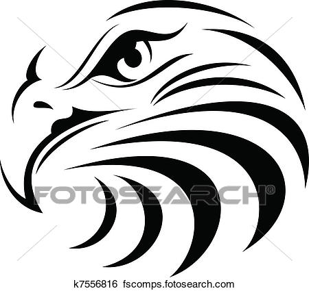 450x425 Clip Art Of Eagle 09 K7556816