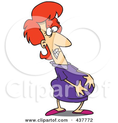 450x470 Royalty Free (Rf) Clip Art Illustration Of A Cartoon Pregnant