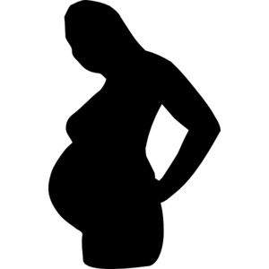300x300 Women Clipart Pregnent