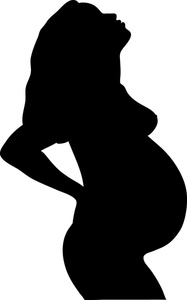 187x300 Pregnant Lady Clipart