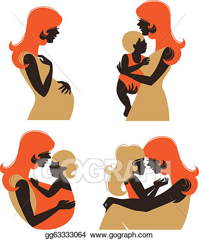 389x470 Royalty Free Pregnancy Clip Art