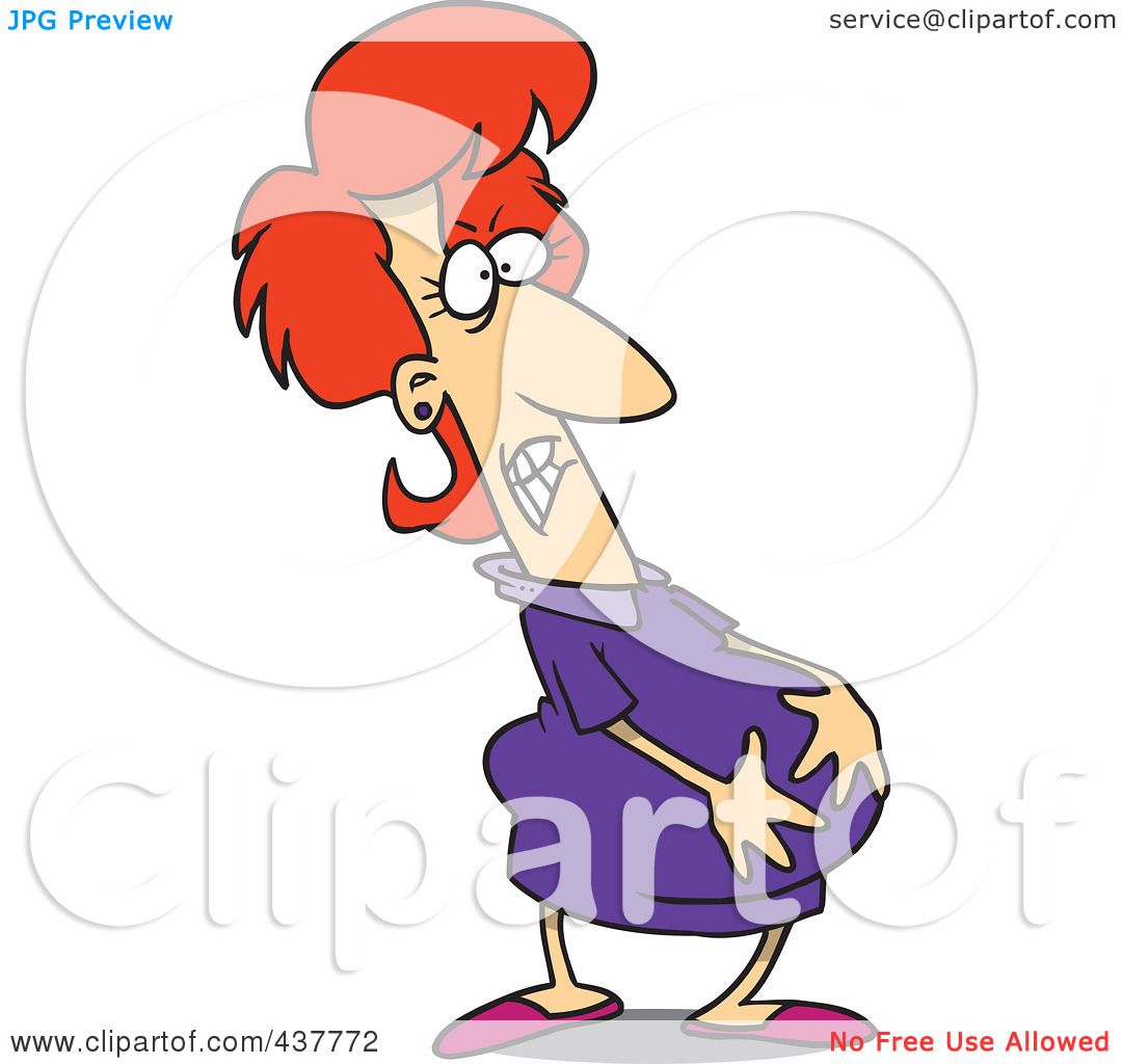 1080x1024 Royalty Free (Rf) Clip Art Illustration Of A Cartoon Pregnant