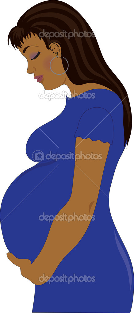 437x1023 Clipart Pregnant Woman