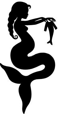 190x368 Mermaid Silhouette Mermaid Silhouette By ~slightdelirium