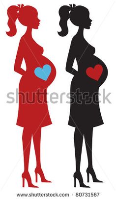 236x406 Pregnancy Silhouette Cliprt Illustration Silhouette