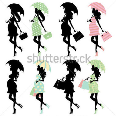 380x380 Pregnant Silhouette Clip Art