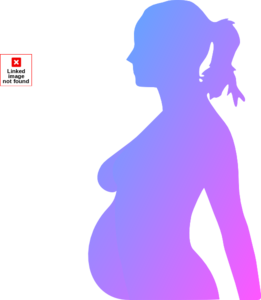 261x300 Pregnant Woman Clip Art