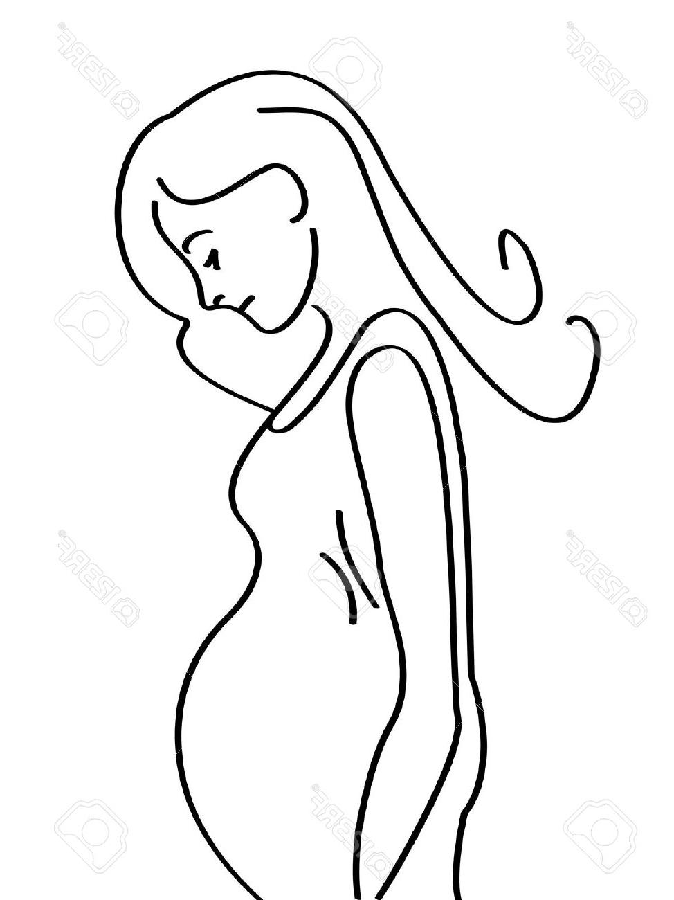 974x1300 Top Pregnancy Clipart Pregnant Woman Stock Vector Cdr