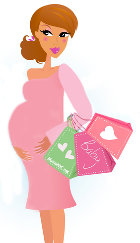 282x488 Pregnant Woman Clip Art