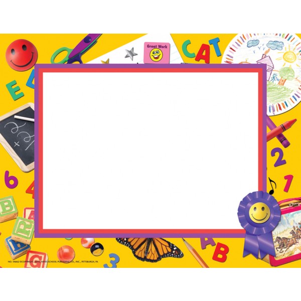 600x600 Preschool Border Preschool