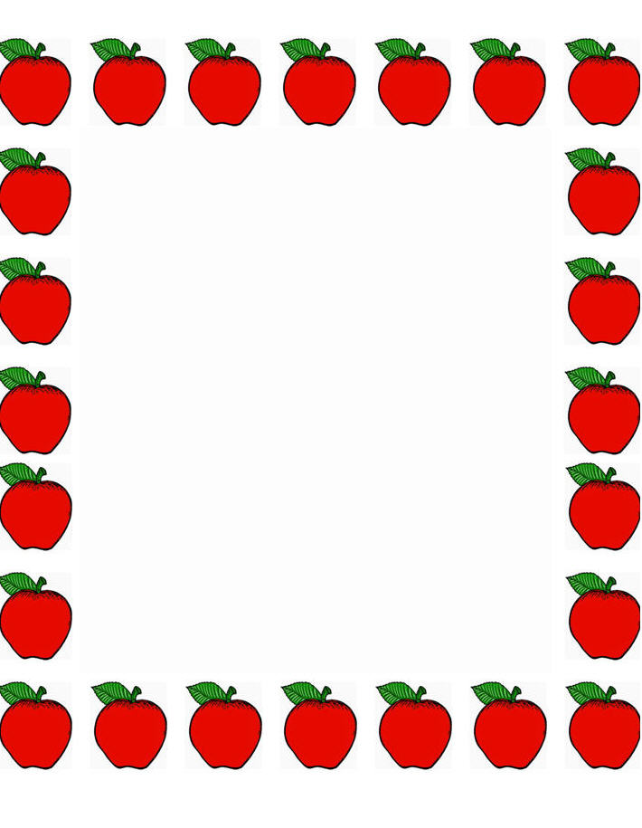 710x915 Frame Clipart Apple