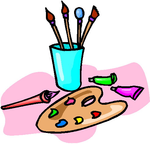 490x469 Painting Clipart Preschool