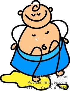 232x300 Picture Of A Baby Sitting On The Potty During Toilet Training