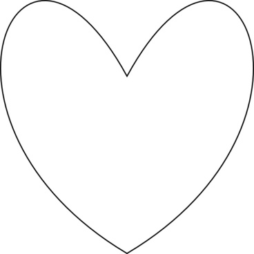 368x368 Heart Outline Vector Svg Free Vector Download (90,625 Free Vector