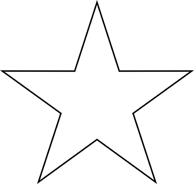 640x608 Best Star Clipart Ideas Printable Font Stencils