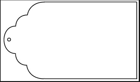 453x266 Tag Outline Clip Art