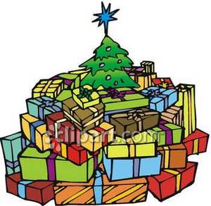 300x293 Christmas Tree With Presents Clipart Clipart Panda