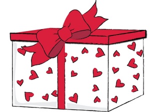 300x224 Gift Clipart Valentine's Day