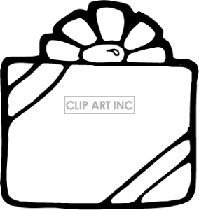 284x300 Christmas Present Clipart Black And White Clipart Panda