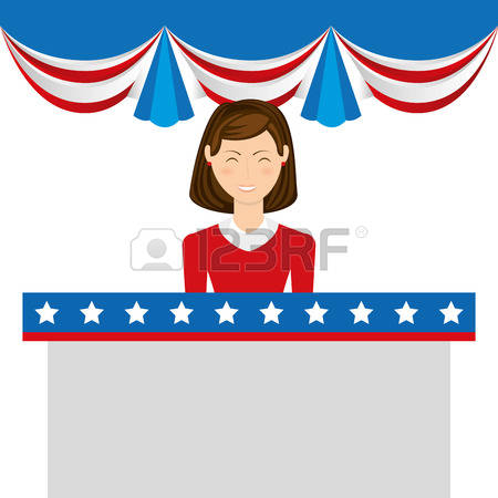 450x450 Girl President Clipart