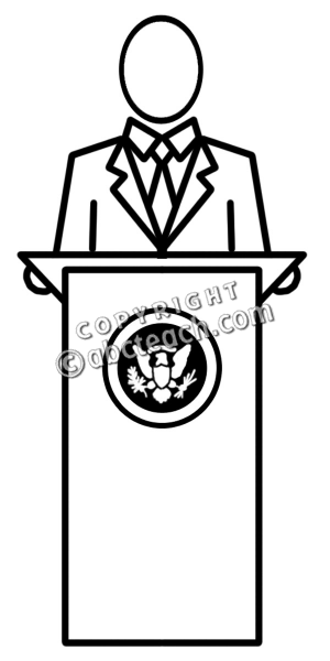 300x600 Presidents Clipart Black And White