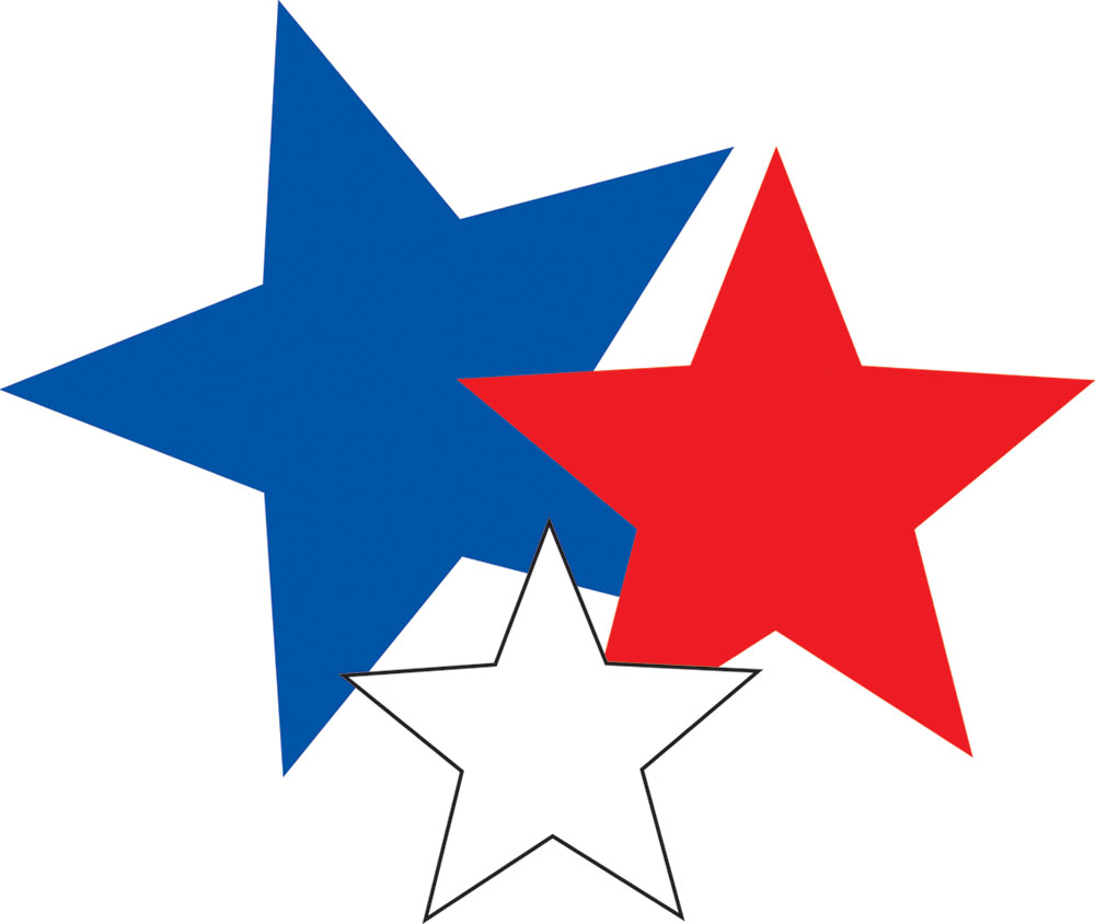 1000x844 Patriotic Stars Clip Art
