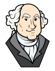 234x300 George Washington Amp Abraham Lincoln Clip Art Cartoon Vector