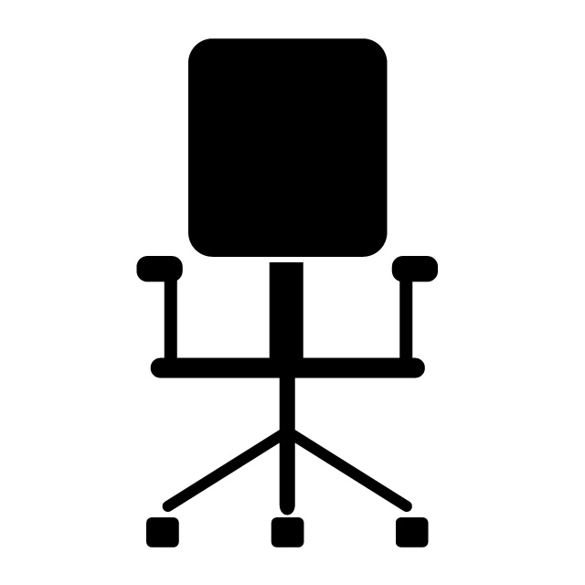 640x640 President's Chair Free Clip Art