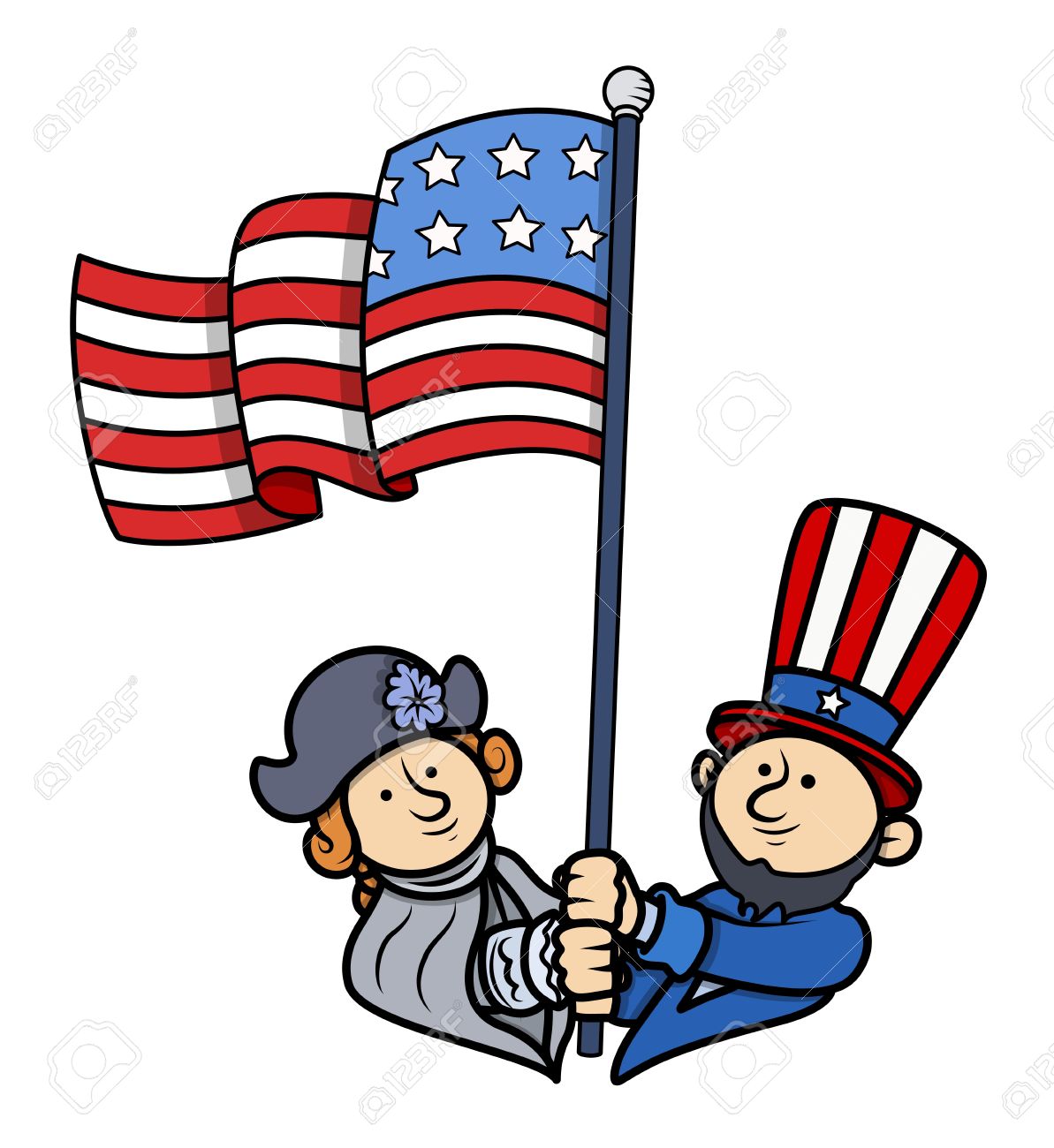 1193x1300 American Flag Clipart President's Day