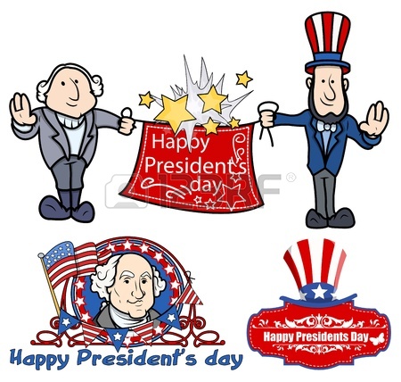 450x428 Happy Presidents Day Vector Clipart Cartoon Vector Royalty Free