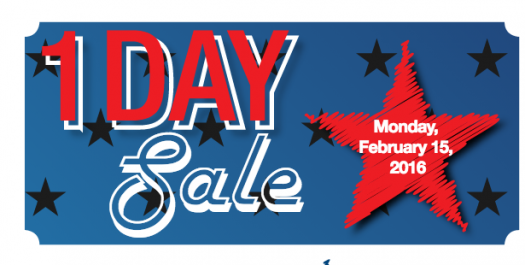525x265 Price Chopper One Day President's Day Sale February 15, 2016