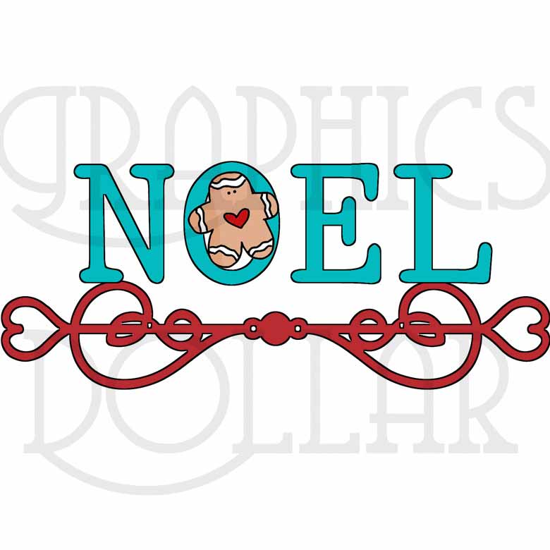 780x780 Pretty Christmas Text Clip Art