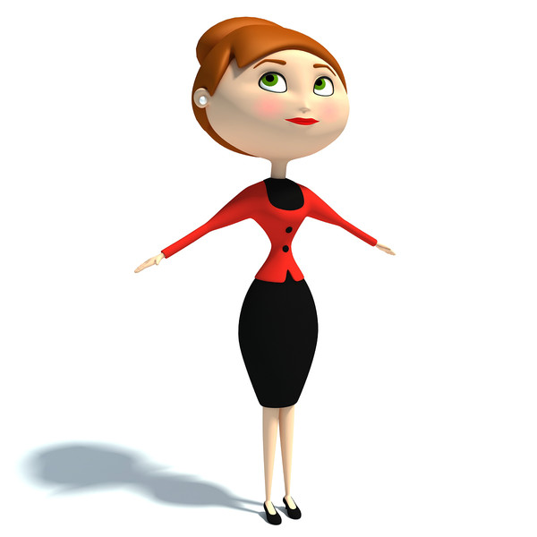 600x600 Pretty Clipart Slim Woman
