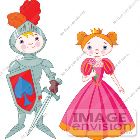 450x450 Royalty Free (Rf) Clip Art Illustration Of A Proud Knight Boy