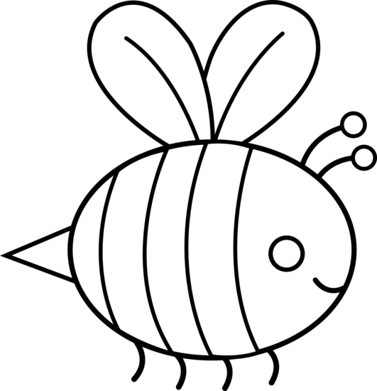 531x550 Bee Line Clipart
