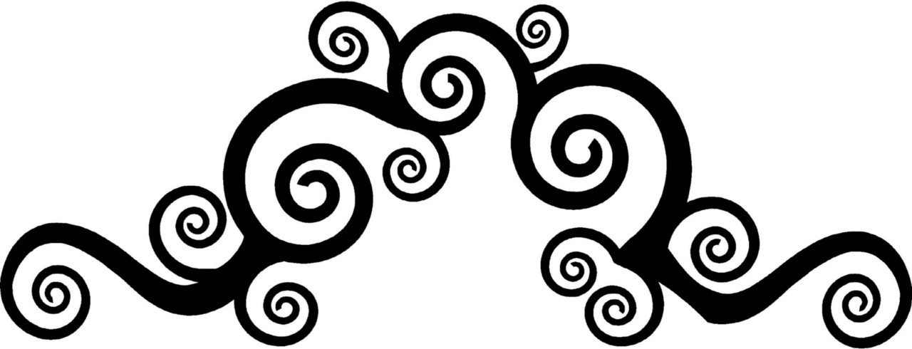 1280x490 Swirl Clipart Modern