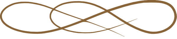 600x135 Double Pretzel Brown Png, Svg Clip Art For Web