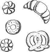 164x170 Pretzel Clip Art