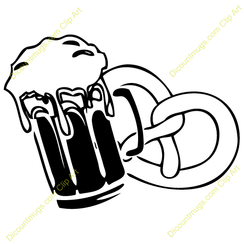 500x500 Beer Clipart Pretzel
