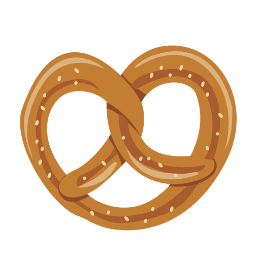 512x512 Oktoberfest Pretzel Cookie Illustration