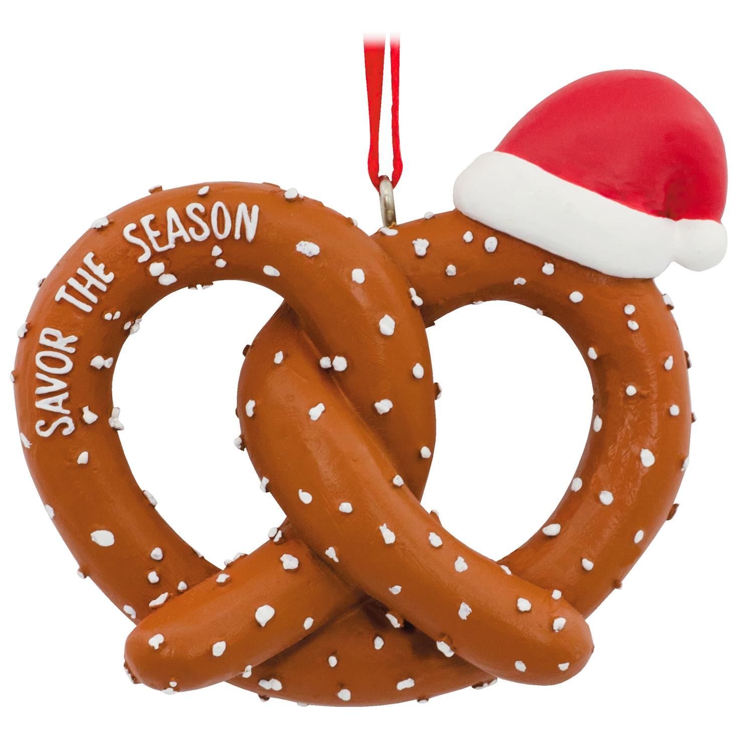 1470x1470 Savor The Season Santa Pretzel Hallmark Ornament